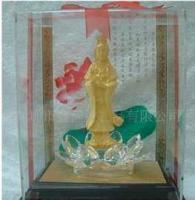 L5 荷花觀音(起)工藝品 工藝精湛的宗教藝術(shù)佳作